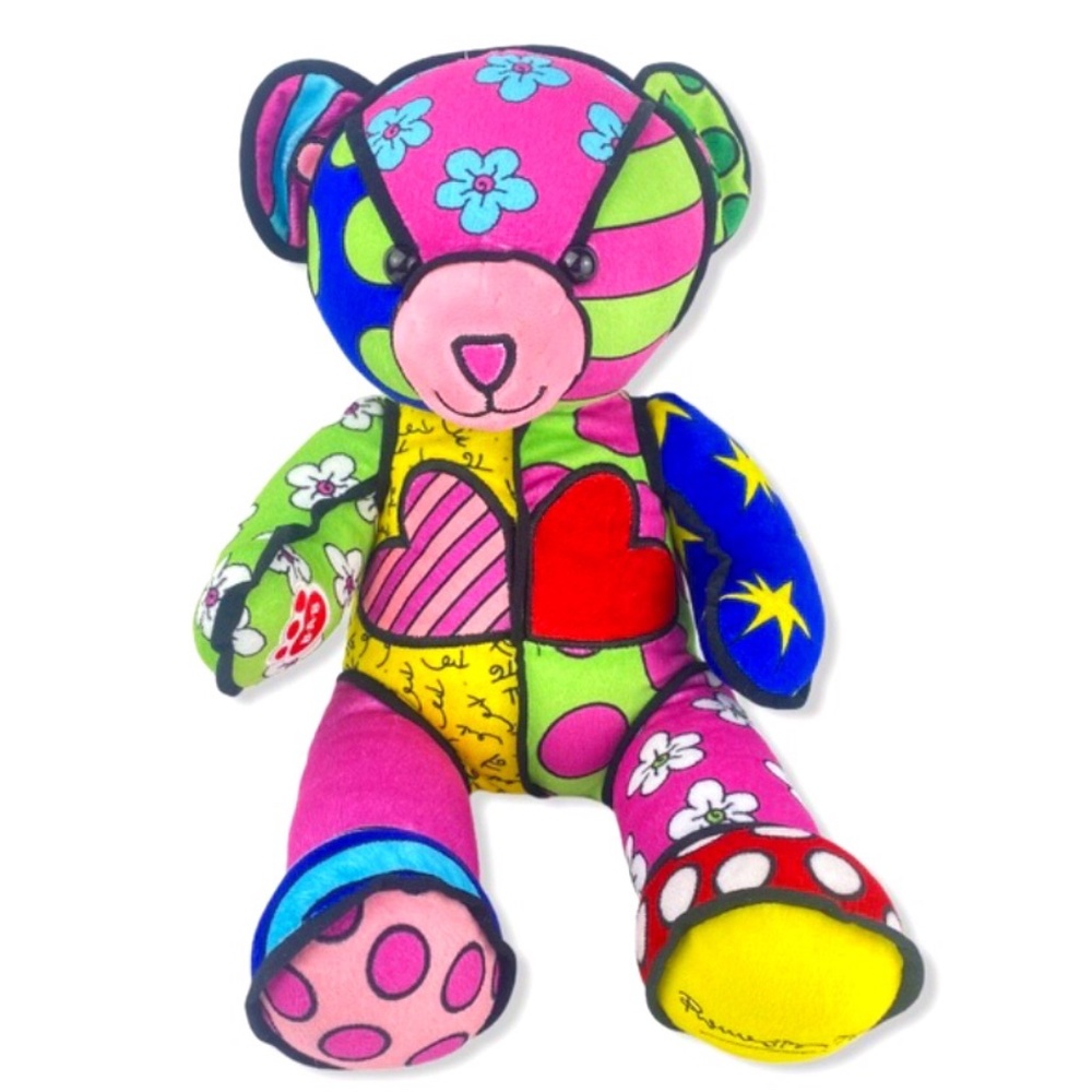 Host Pick-Gorgeous Build a Bear Romero Britto-Limited Edition Stuffed Pl…